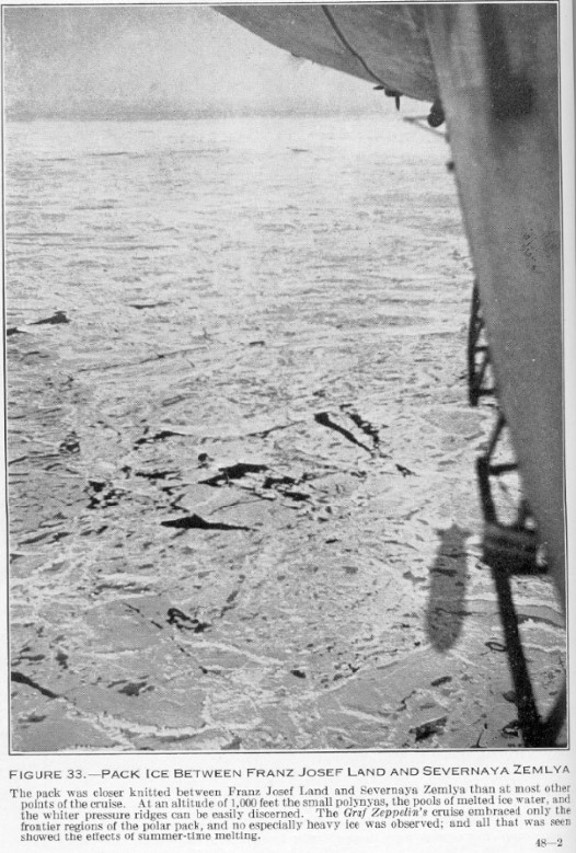 zeppelin iceberg view